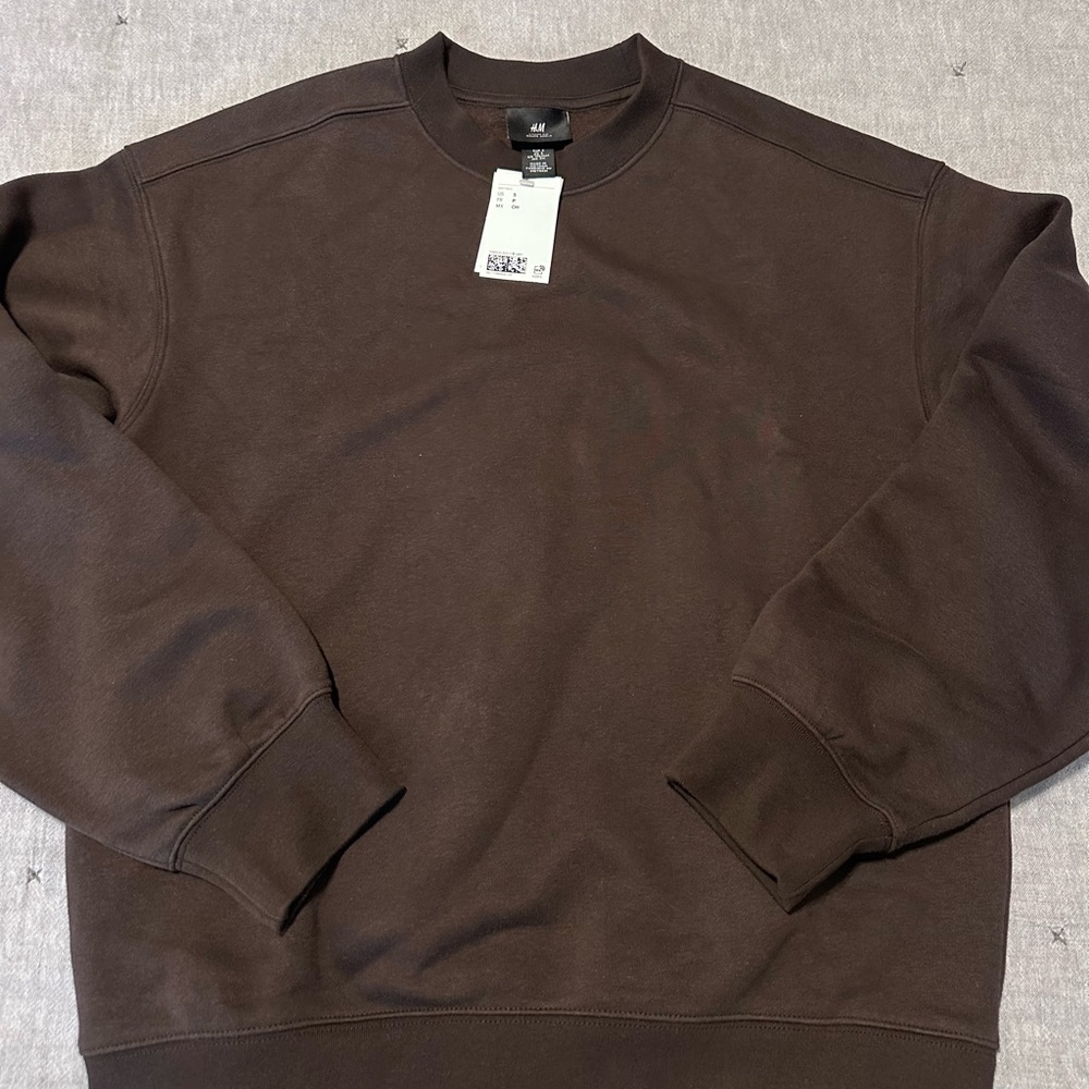 Men's Brown Crew Neck Sweater